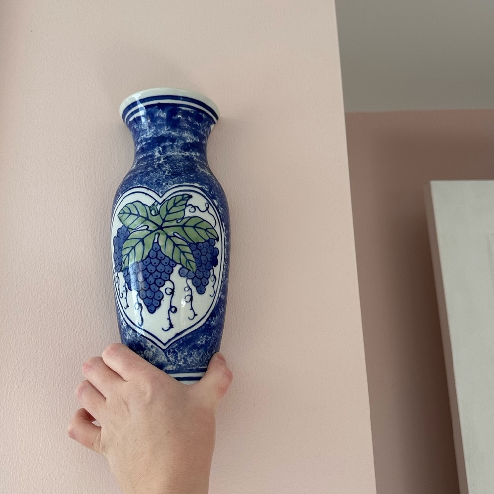 Vintage style Pottery/ Ceramic pocket walls vases